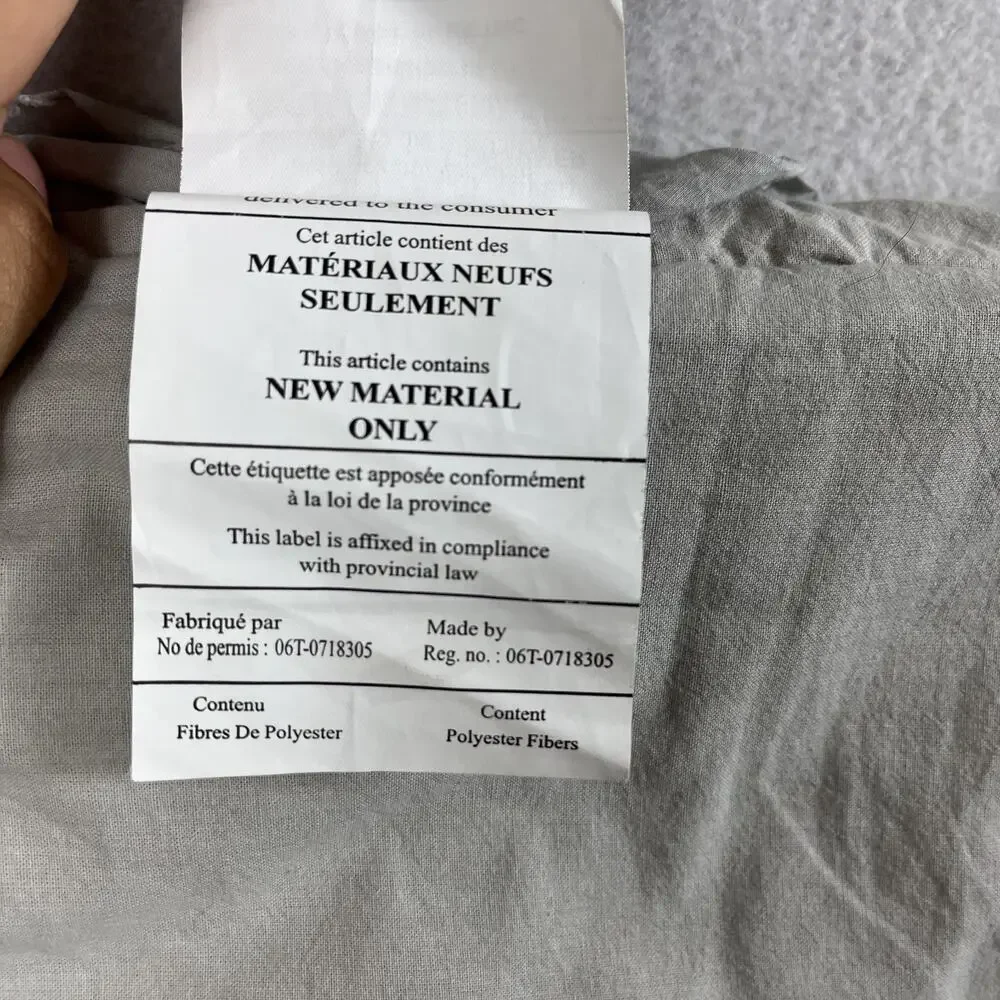 Pottery Barn Monique Lhuillier Standard Pillow Shams (2) Gray All-Over 3D Rosset